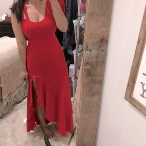 Maeve by Anthropologie red maxi dress size medium